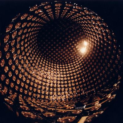 people standing inside the t2k detector